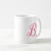 Initieel monogram koffiemok (Voorkant rechts)