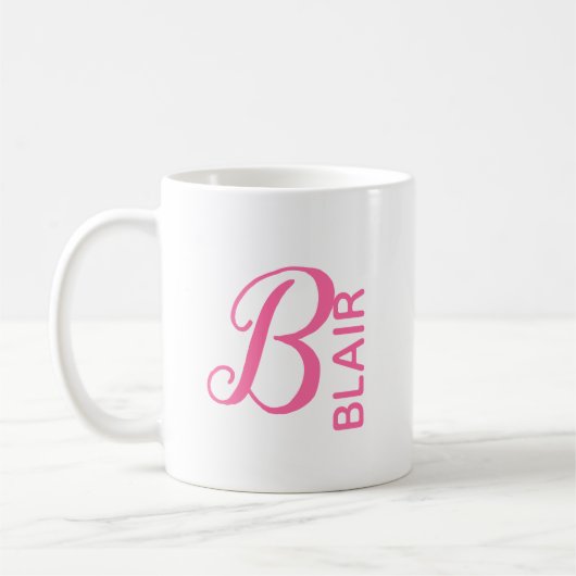 Initieel monogram koffiemok (Links)