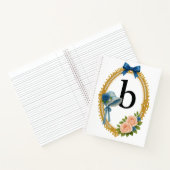 Initiële B Schrijven Persoonlijke Regency Notitieboek (Binnen)
