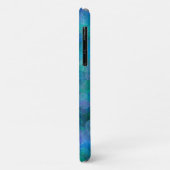 Initiële Blue Bokeh Abstracte digitale kunst Case-Mate iPhone Case (Achterkant/links)