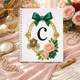 Initiële C Bruidsmeisje Cadeau Regency Elegant Notitieboek