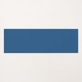 Initiële Eigen Handgeschreven Naam Blauw Yogamat (Achterkant (horizontaal))