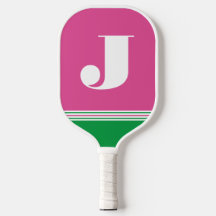 Initiële Hot Pink Pickleball Paddle