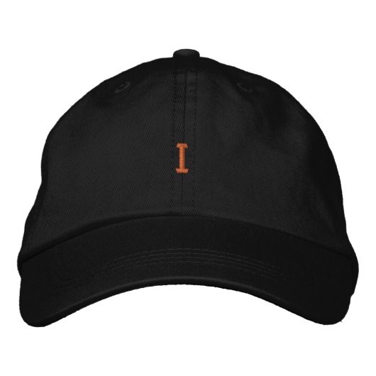 Initiële I Letter Cap - Super Knappe Hoed Geborduurde Pet (Voorkant)