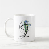Initiële I, Vintage Iris Koffiemok (Links)