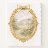 Initiële K Betekenisvol Cadeau Elegante Regency Notitieboek (Achterkant)