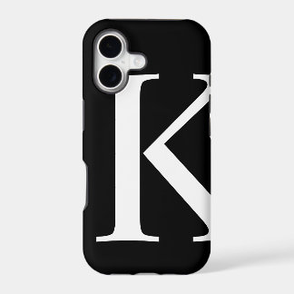 Initiële K iPhone-hoesje