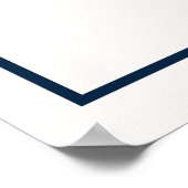 Initiële Letter | Grijze Monogram Moderne Stijl Poster (Hoek)