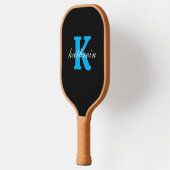 Initiële letter K Eenvoudig monogram moderne stijl Pickleball Paddle (Links)