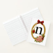 Initiële N Speciale Gift Elegante Regency Notitieboek (Binnen)
