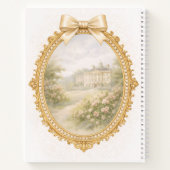 Initiële N Speciale Gift Elegante Regency Notitieboek (Achterkant)