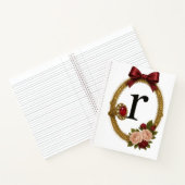 Initiële R Speciale Gift Elegante Regency Notitieboek (Binnen)