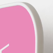 Initiële Roze Pickleball Paddle (Links Detail)