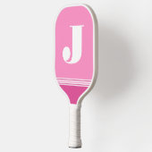 Initiële Roze Pickleball Paddle (Links)