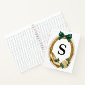 Initiële S Stijlvol Elegant Regency Notitieboek (Binnen)