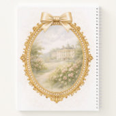 Initiële S Stijlvol Elegant Regency Notitieboek (Achterkant)