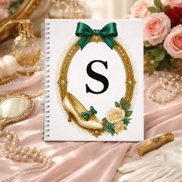 Initiële S Stijlvol Elegant Regency Notitieboek