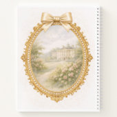Initiële Y Creatief Schrijven Regency Elegant Notitieboek (Achterkant)