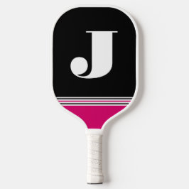Initiële Zwarte Pickleball Paddle