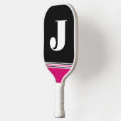 Initiële Zwarte Pickleball Paddle (Links)