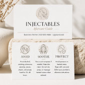Injectables Beige Minimalistische Nazorggids Visitekaartje