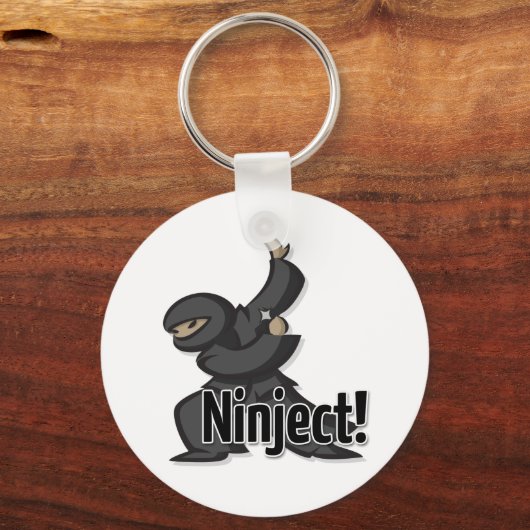Injecteer Shuriken Sleutelhanger (Voorkant)