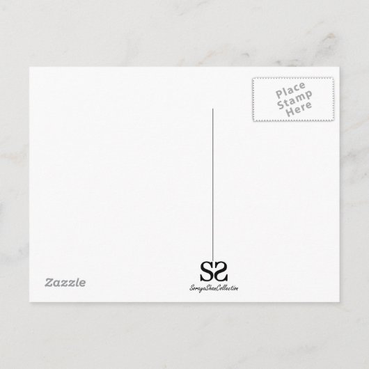 Injectie met rood hart briefkaart (Achterkant)