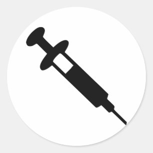 Injectie Ronde Sticker