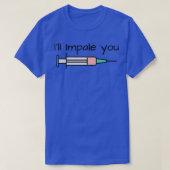 Injectie van de medische spuit t-shirt (Design voorkant)