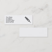 Injectiearts Mini Visitekaartje (Voorkant / Achterkant)