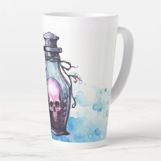 Injectieflacon met vergif latte mok (Rechterhoek)