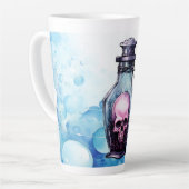 Injectieflacon met vergif latte mok (Linkerhoek)