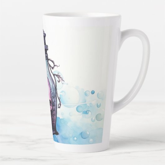 Injectieflacon met vergif latte mok (Rechts)