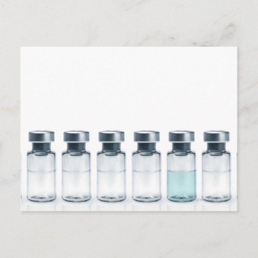 Injectieflacons met geneesmiddel voor injectie. Di Briefkaart (Voorkant)