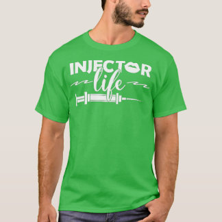 Injectiespuit Aesthetisch Zuurmiddel Levensduur in T-shirt