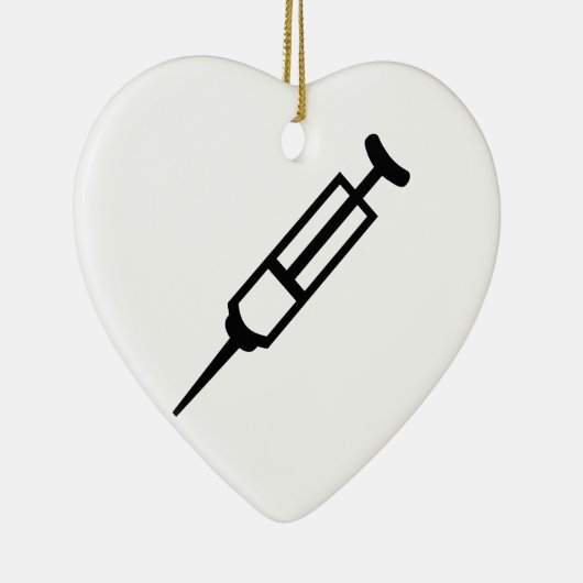 Injectiespuit Keramisch Ornament (Rechts)