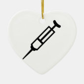 Injectiespuit Keramisch Ornament (Voorkant)