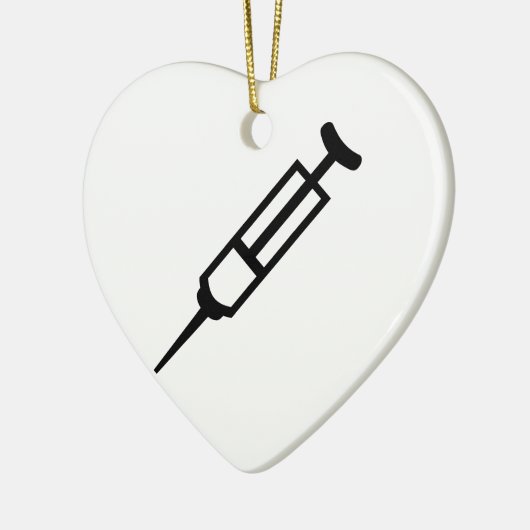 Injectiespuit Keramisch Ornament (Links)