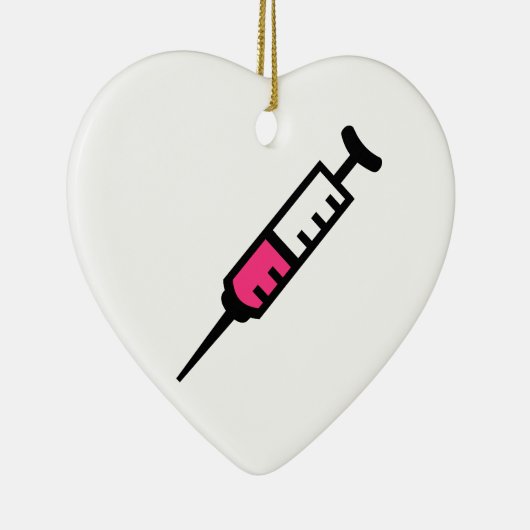 Injectiespuit Keramisch Ornament (Rechts)