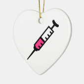 Injectiespuit Keramisch Ornament (Links)