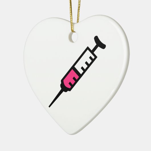Injectiespuit Keramisch Ornament (Links)