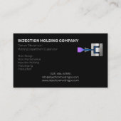 Injection Molding Company Visitekaartje (Voorkant)