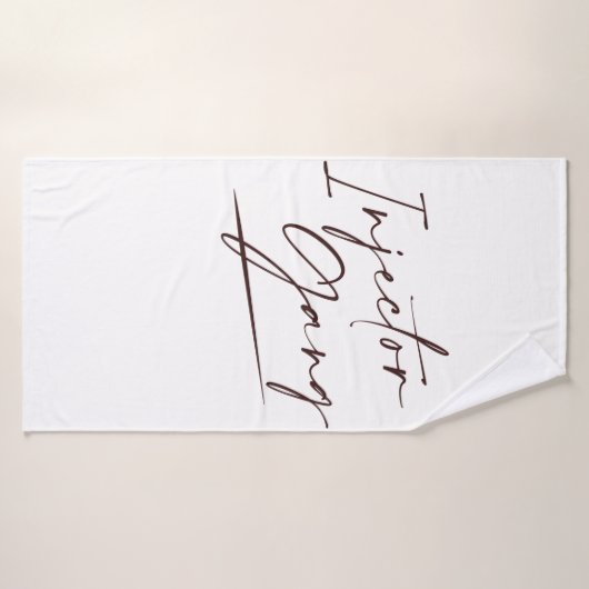 Injector Gang MedSpa esthetische verpleegkunde Badhanddoek (Badhanddoek)