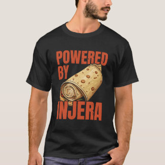 Injera Brood Ethiopische Voedsel Pannenkoek Injera T-shirt