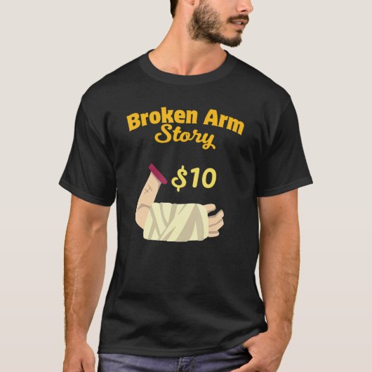 Injury Surgery Patient Survivor Broken Arm Recove T-shirt (Voorkant)