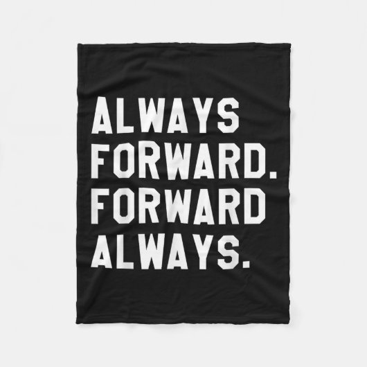 Ink &amp; Impressions Always Forward _ Forward Alw Fleece Deken (Voorkant)