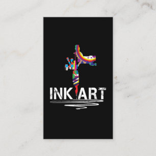 Ink Art T-shirt Tattoo Equipment Tattoo Artist Visitekaartje