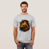 Ink Blast Tank – Military Explosion Art T-Shirt (Voorkant volledig)