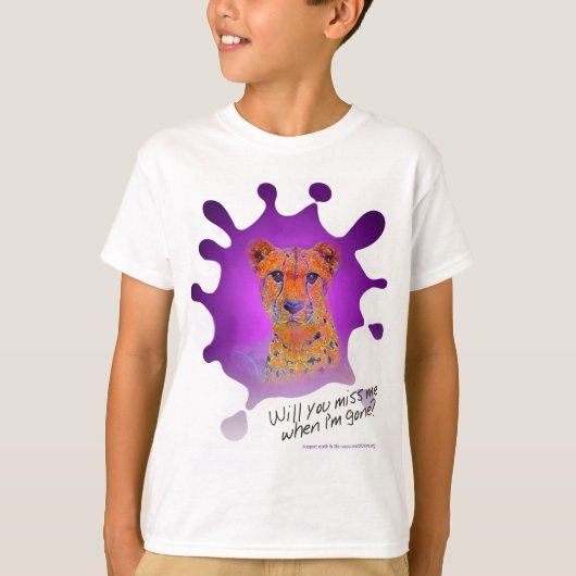 Ink blot Cheetah Z T-shirt (Voorkant)