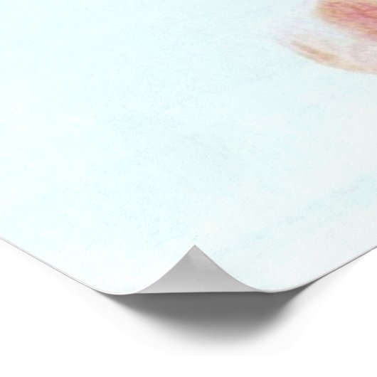 INK BLOT Psychology Inkblot test negende blok Rors Poster (Hoek)